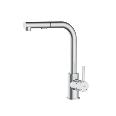 Oltens Myvat bateria kuchenna stojąca z wyciąganą wylewką nikiel 35205910