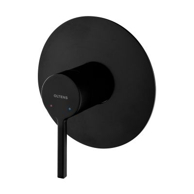 Oltens Rann bateria prysznicowa podtynkowa czarny mat 33107300