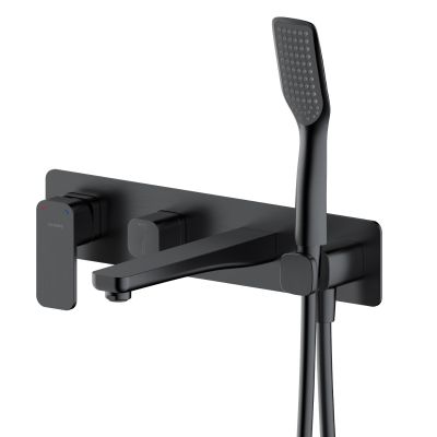 Oltens Hadsel bateria wannowo-prysznicowa podtynkowa grafit 34109400