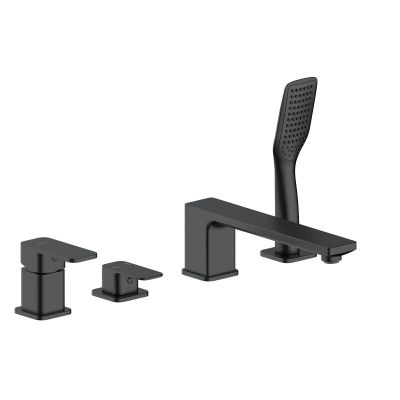 Oltens Hadsel bateria wannowo-prysznicowa nawannowa czarny mat 34203300