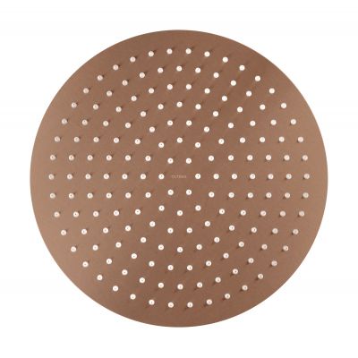 Oltens Vindel deszczownica 30x30 cm okrągła miedź szczotkowana 37006610