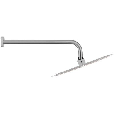 Oltens Vindel deszczownica 30x30 cm okrągła nikiel 37006910