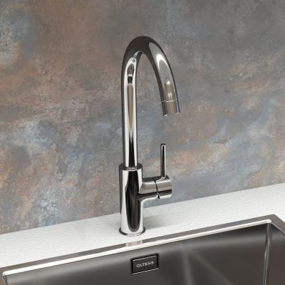 Zestaw Grohe K700 zlewozmywak 50x40 cm z baterią kuchenną Oltens Skafta stal szlachetna/chrom (35206100, 31574SD1)