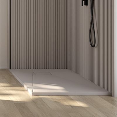 Oltens Bergytan brodzik prostokątny 100x90 cm RockSurface kaszmir 15101900