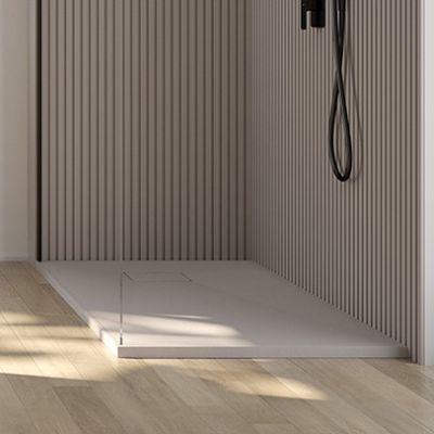 Oltens Bergytan brodzik prostokątny 140x90 cm RockSurface kaszmir 15107900