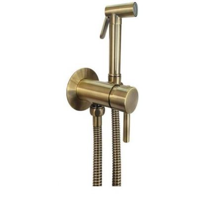 Paffoni Peonia bateria bidetowa podtynkowa stare złoto ZDUP110BR