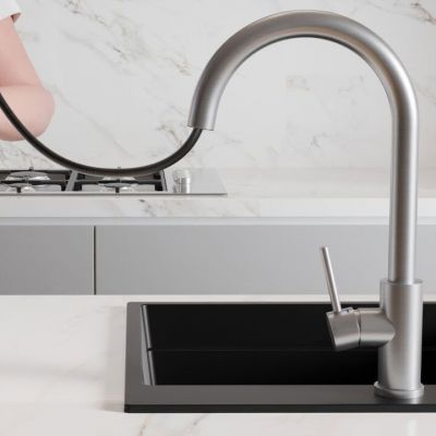 Primagran bateria kuchenna stojąca stal szczotkowana P#BW9010-KI