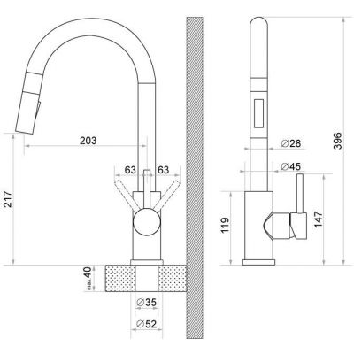 Primagran bateria kuchenna stojąca złota P#BW9010-KZ