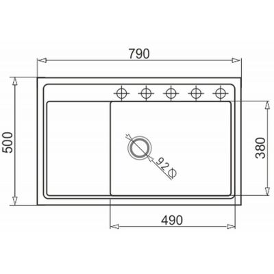 Pyramis Camea zlewozmywak z baterią czarny/czarny 070168502S