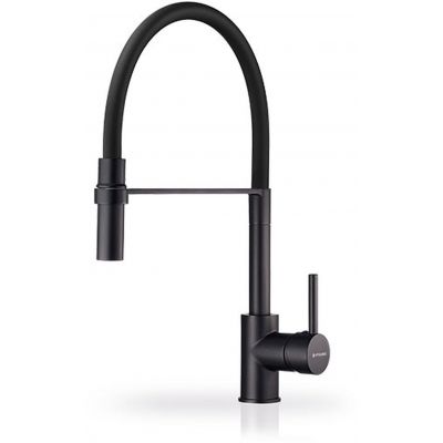 Pyramis Mido zlewozmywak z baterią czarny/czarny 070176502S