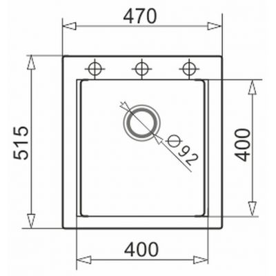 Pyramis Siros zlewozmywak z baterią czarny/czarny 079822801S