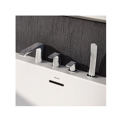 Ravak Flat bateria wannowo-prysznicowa nawannowa chrom X070120