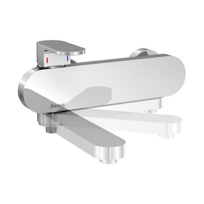 Ravak Chrome bateria wannowa naścienna 150 mm 022.00 X070042