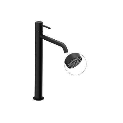 Ravak Espirit bateria umywalkowa stojąca czarna X070274