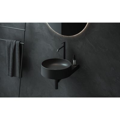 Ravak Espirit bateria umywalkowa stojąca czarna X070274