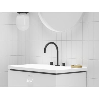 Ravak Espirit bateria umywalkowa stojąca czarna X070275