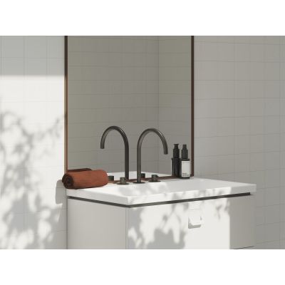 Ravak Espirit bateria umywalkowa stojąca grafit X070312