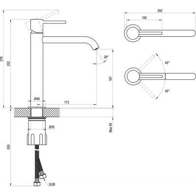 Ravak Espirit bateria umywalkowa stojąca chrom X070389