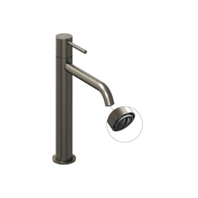 Ravak Espirit bateria umywalkowa stojąca BeCool grafit szczotkowany X070401