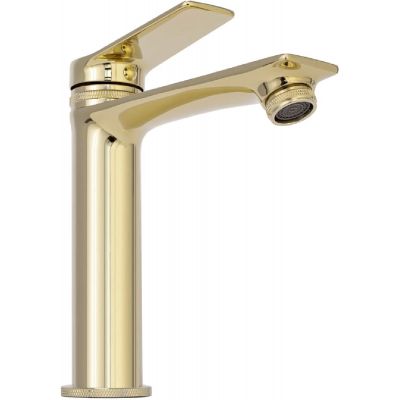 Rea Viral bateria umywalkowa stojąca złota REA-B2022