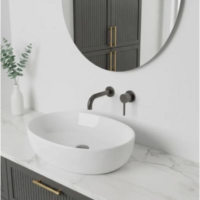 Rea Lungo bateria umywalkowa podtynkowa tytan REA-B6383