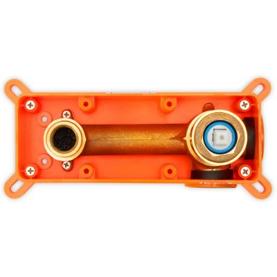 Rea Lungo L. bateria umywalkowa podtynkowa jasnozłoty szczotkowany REA-B8652