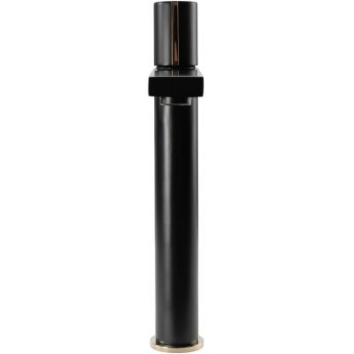 Rea Icon bateria umywalkowa stojąca czarny mat/jasnozłoty REA-B5681