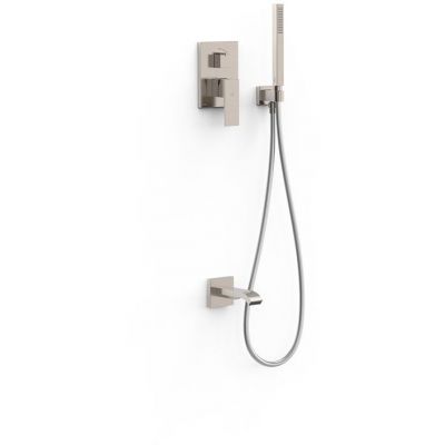 Tres Cuadro zestaw wannowo-prysznicowy podtynkowy stal 00628006AC