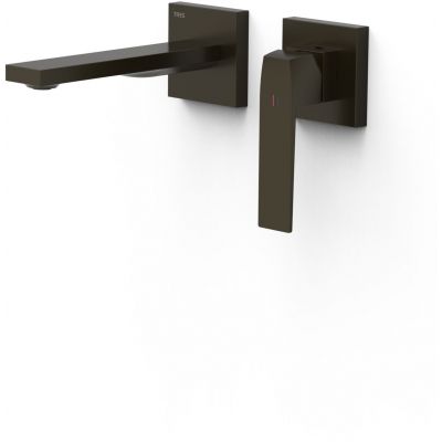 Tres Slim Exclusive bateria umywalkowa podtynkowa czarna 20230021KMB