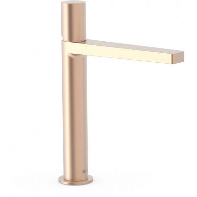 Tres Project bateria umywalkowa stojąca matowe różowe złoto 21120302OPM