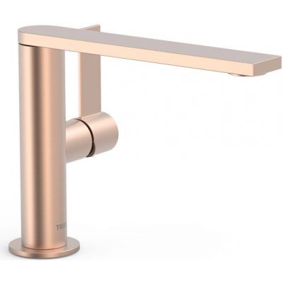 Tres Project bateria umywalkowa stojąca matowe różowe złoto 21120501OPM