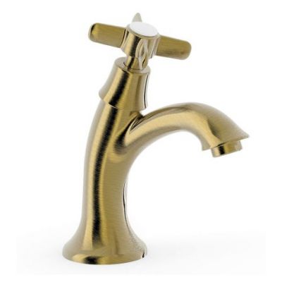 Tres Clasic bateria umywalkowa stojąca mosiądz antyczny 24250301LV