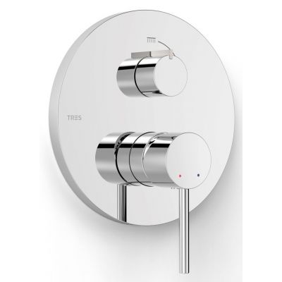 Tres Selection bateria wannowo-prysznicowa podtynkowa chrom 26228110