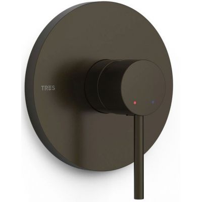 Tres Rapid Box bateria prysznicowa podtynkowa czarna 26227810KMB