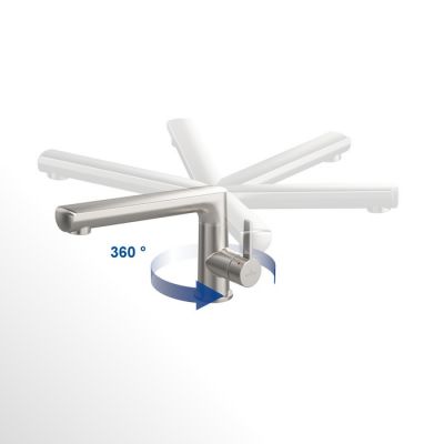 Villeroy & Boch Sorano bateria kuchenna stojąca stal 926600LC