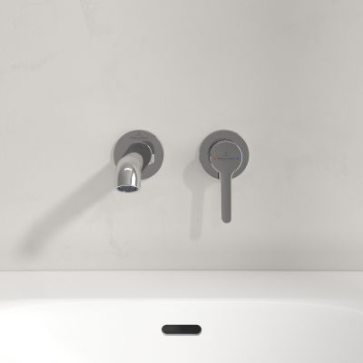 Villeroy & Boch Skyla bateria umywalkowa ścienna chrom `TVW11600100061