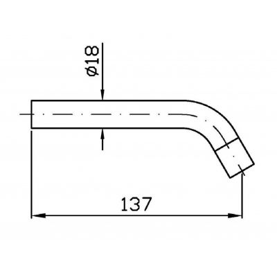 Zucchetti Isystick wylewka umywalkowa chrom Z92025
