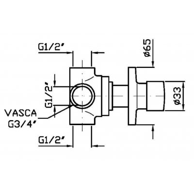 Zucchetti Isy przełącznik podtynkowy chrom Z94451