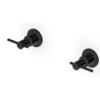 Zucchetti Helm bateria prysznicowa podtynkowa czarny szczotkowany/radełkowanie pionowe ZHL738.XP81G2