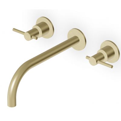 Zucchetti Helm bateria umywalkowa podtynkowa brytyjskie złoto szczotkowane ZHL761.XP31