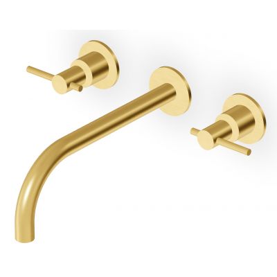 Zucchetti Helm bateria umywalkowa podtynkowa złoto szczotkowane ZHL761.XP41