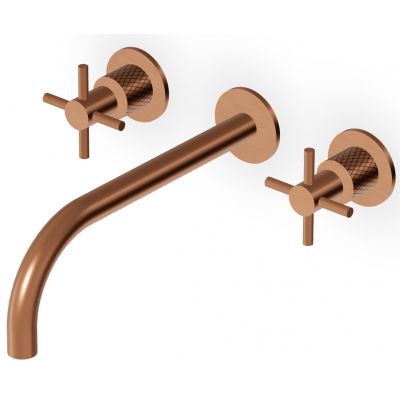 Zucchetti Helm bateria umywalkowa podtynkowa miedź ZHM761.XP91G3