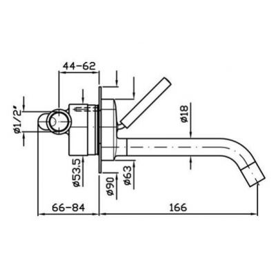 Zucchetti Isystick bateria umywalkowa jednouchwytowa ZP1616.N