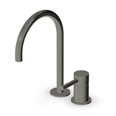 Zucchetti Pan bateria umywalkowa stojąca czarna ZP6223.C50