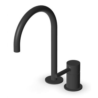 Zucchetti Pan bateria umywalkowa stojąca czarna ZP6223.N6