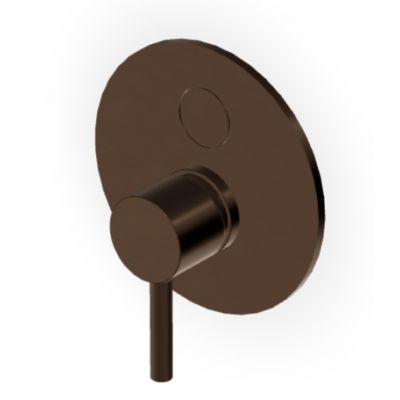 Zucchetti Pan bateria wannowo-prysznicowa podtynkowa brushed chocolate ZPA776.P21