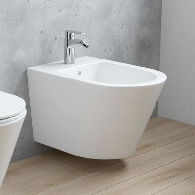 Oltens Jog bidet wiszący z powłoką SmartClean biały 46501000