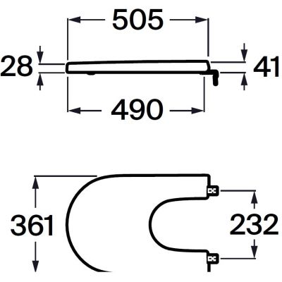 Roca Optica deska bidetowa wolnoopadająca biała A806F72001