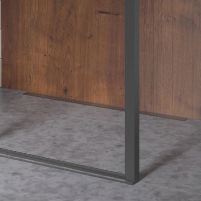 Besco Virgo Next Black odpływ prysznicowy liniowy 70 cm czarne szkło hartowane OL-70-VNB