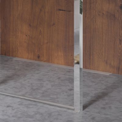 Besco Virgo Next Duo odpływ prysznicowy liniowy 60 cm chrom szczotkowany OL-60-VND